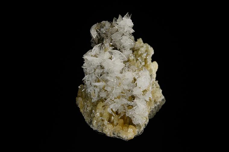 COLEMANITE on CALCITE